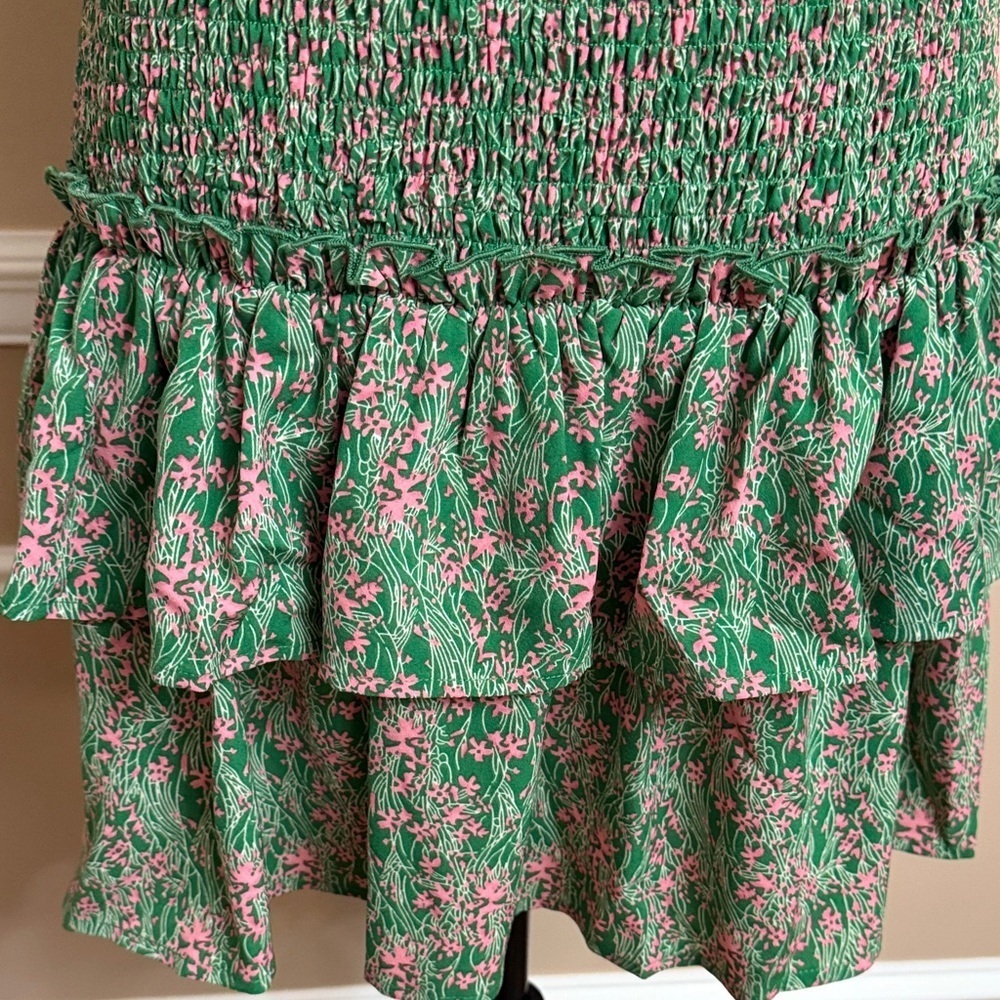 Floral Green Dress - Picture 4 of 13